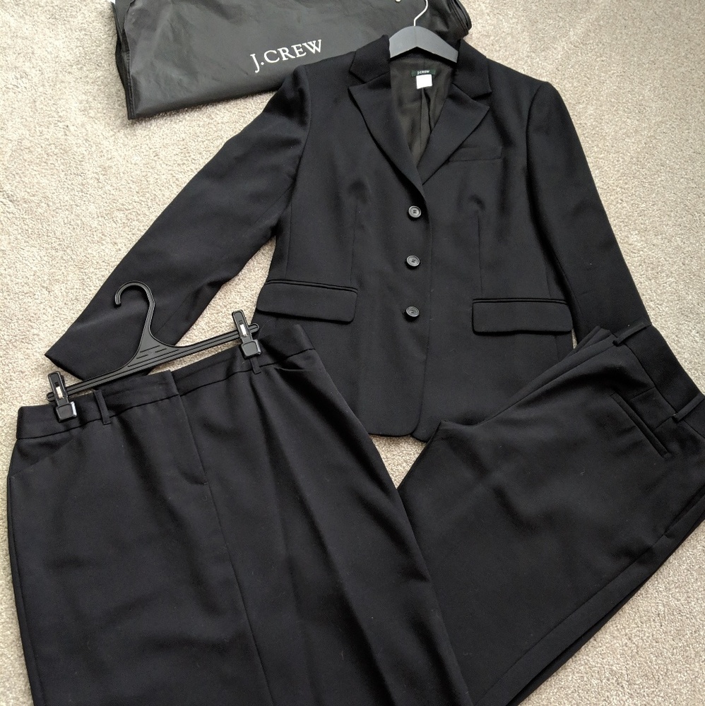 JCrew 3-piece Wool Gabardine Suit